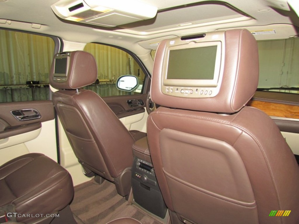 Cocoa/Light Linen Tehama Leather Interior 2011 Cadillac Escalade ESV Platinum Photo #58934568