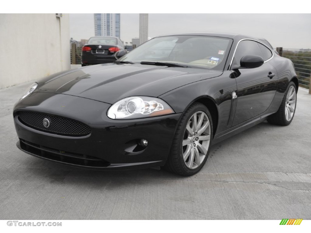 Ebony Black 2009 Jaguar XK XK8 Coupe Exterior Photo #58935894