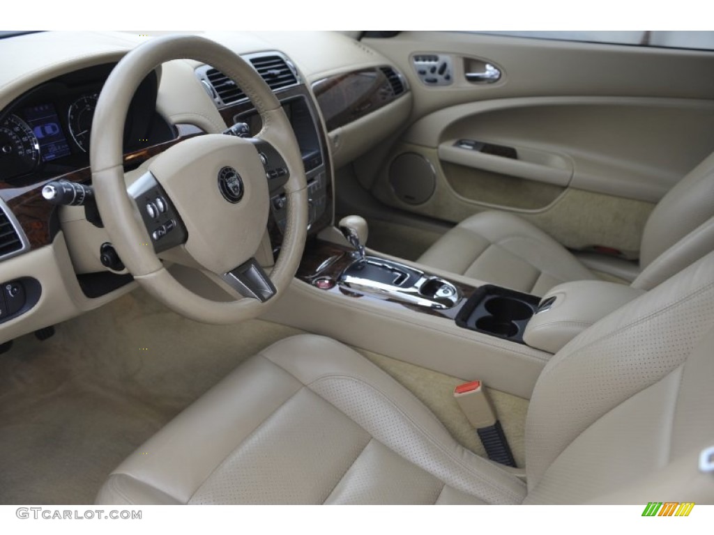 Ivory/Charcoal Interior 2009 Jaguar XK XK8 Coupe Photo #58935957