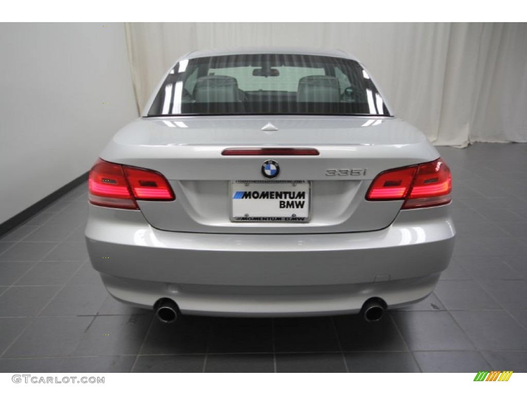 2008 3 Series 335i Convertible - Titanium Silver Metallic / Gray photo #14