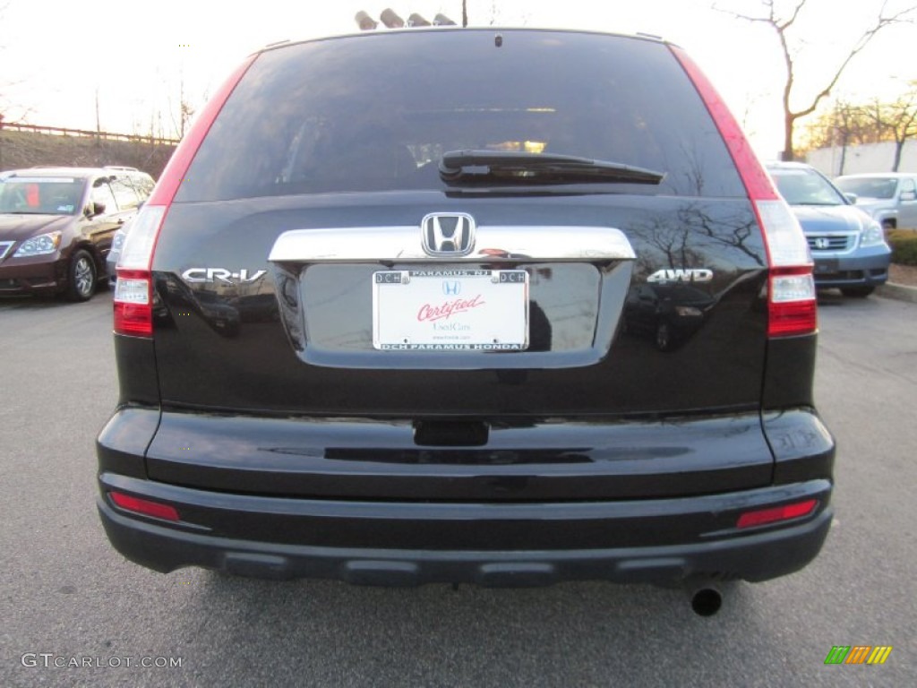 2010 CR-V EX-L AWD - Crystal Black Pearl / Ivory photo #7