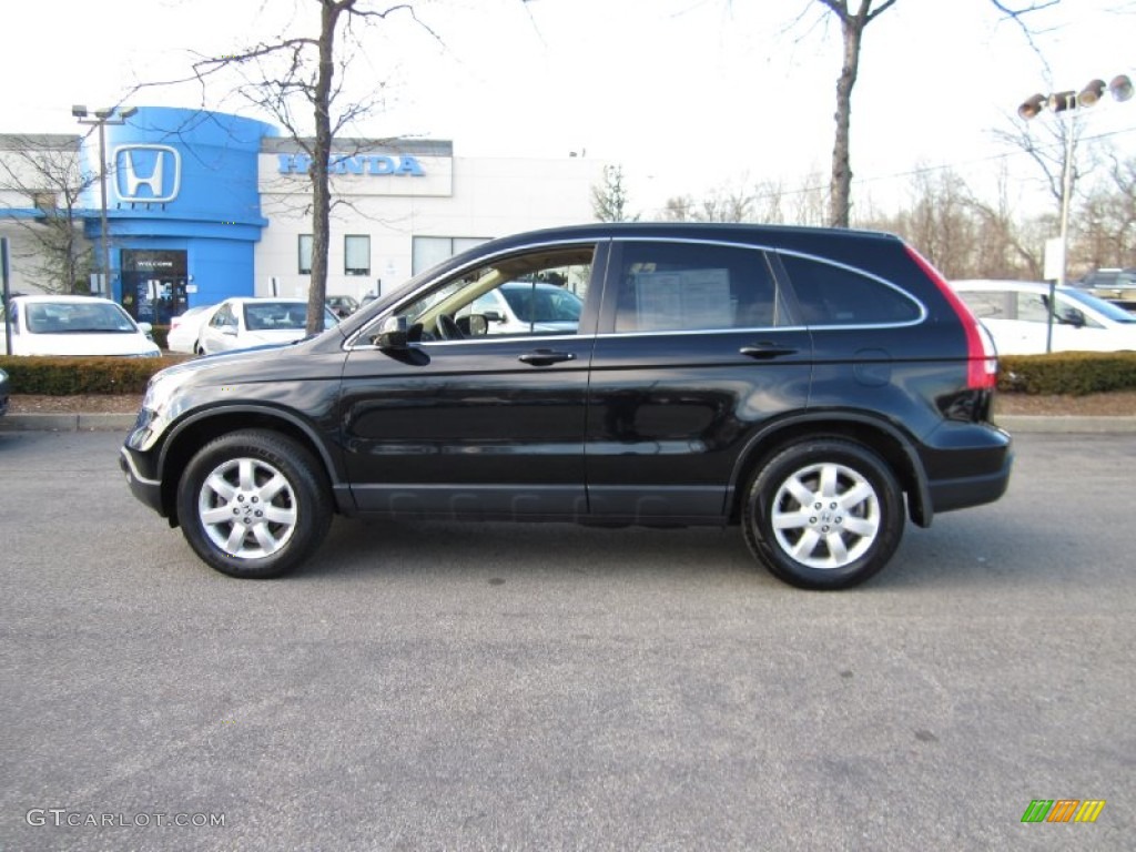 2008 CR-V EX-L 4WD - Nighthawk Black Pearl / Ivory photo #1