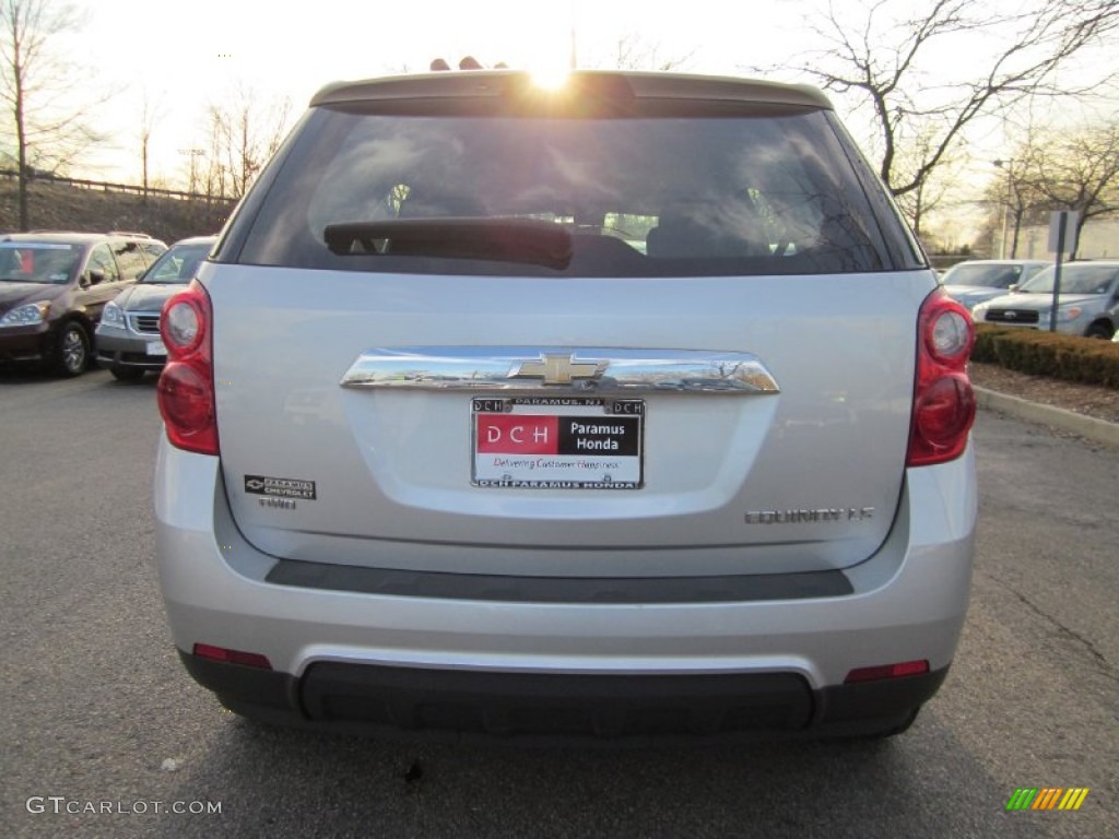 2010 Equinox LS AWD - Silver Ice Metallic / Jet Black/Light Titanium photo #7