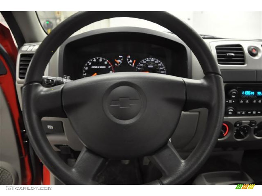 2008 Chevrolet Colorado LS Regular Cab Medium Pewter Steering Wheel Photo #58941987