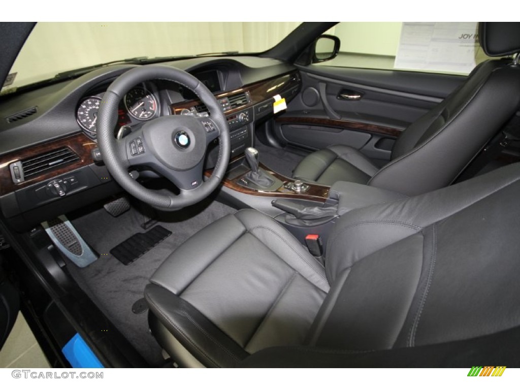 Black Interior 2012 BMW 3 Series 335i Coupe Photo #58942014