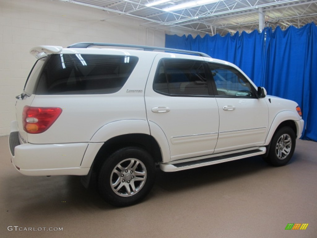 2003 Sequoia Limited 4WD - Natural White / Oak photo #10