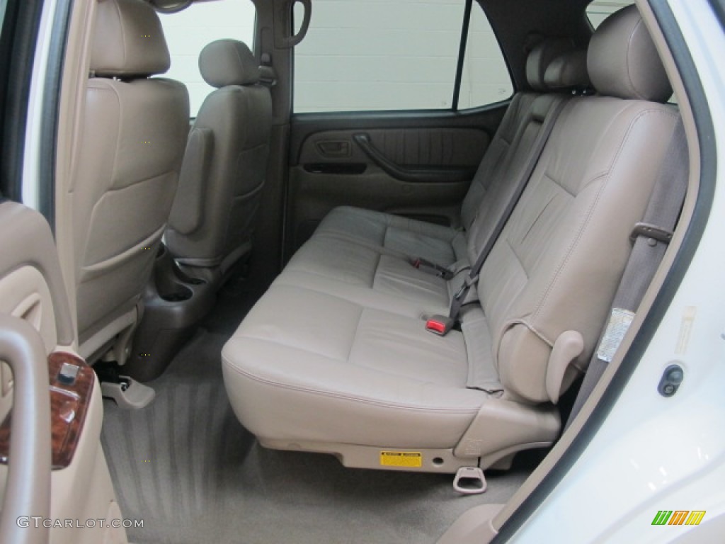 2003 Sequoia Limited 4WD - Natural White / Oak photo #20