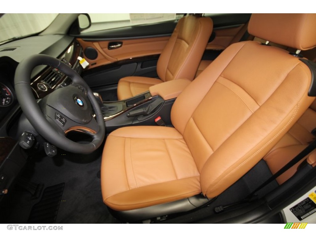 Saddle Brown Interior 2012 BMW 3 Series 328i Coupe Photo #58942626