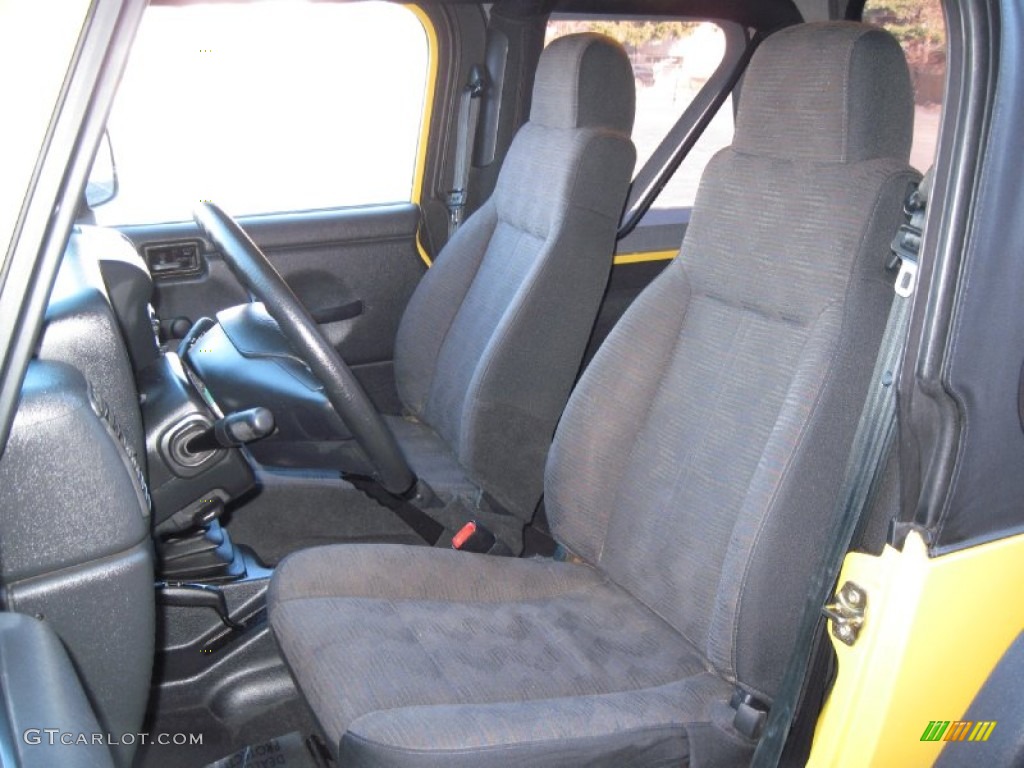 Dark Slate Gray Interior 2004 Jeep Wrangler SE 4x4 Photo #58942938