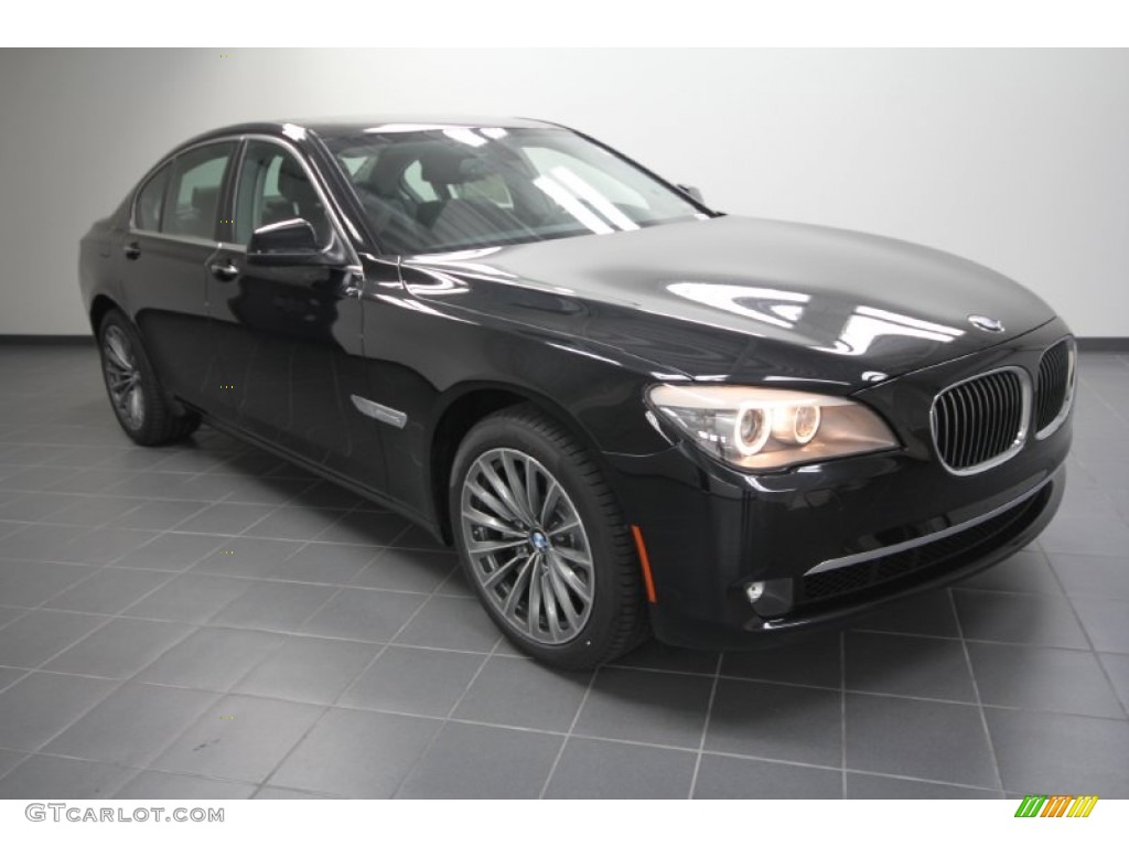 Black Sapphire Metallic 2012 BMW 7 Series 740i Sedan Exterior Photo #58943808