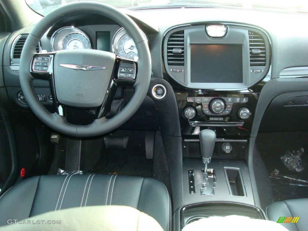 2012 Chrysler 300 S V8 AWD Black Dashboard Photo #58944132