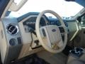 2008 Dark Shadow Grey Metallic Ford F350 Super Duty Lariat Crew Cab 4x4  photo #12
