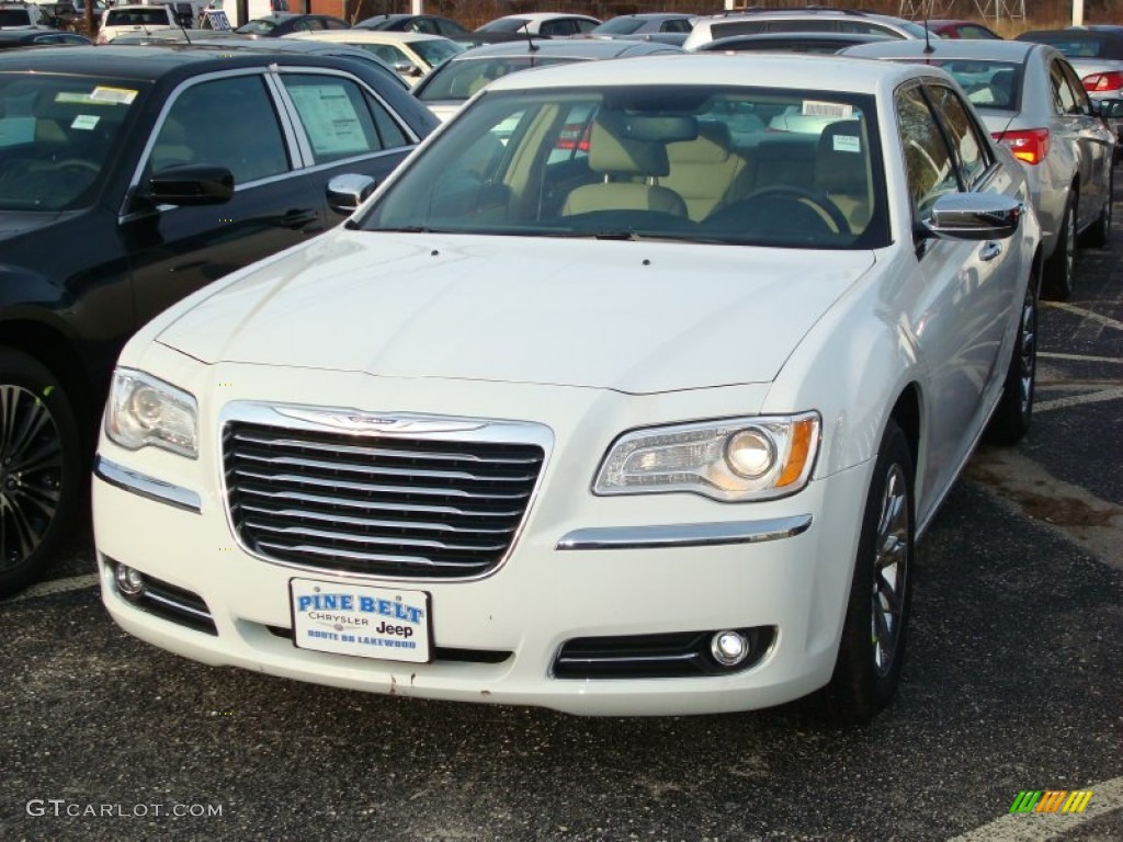 2012 300 Limited - Bright White / Black/Light Frost Beige photo #1