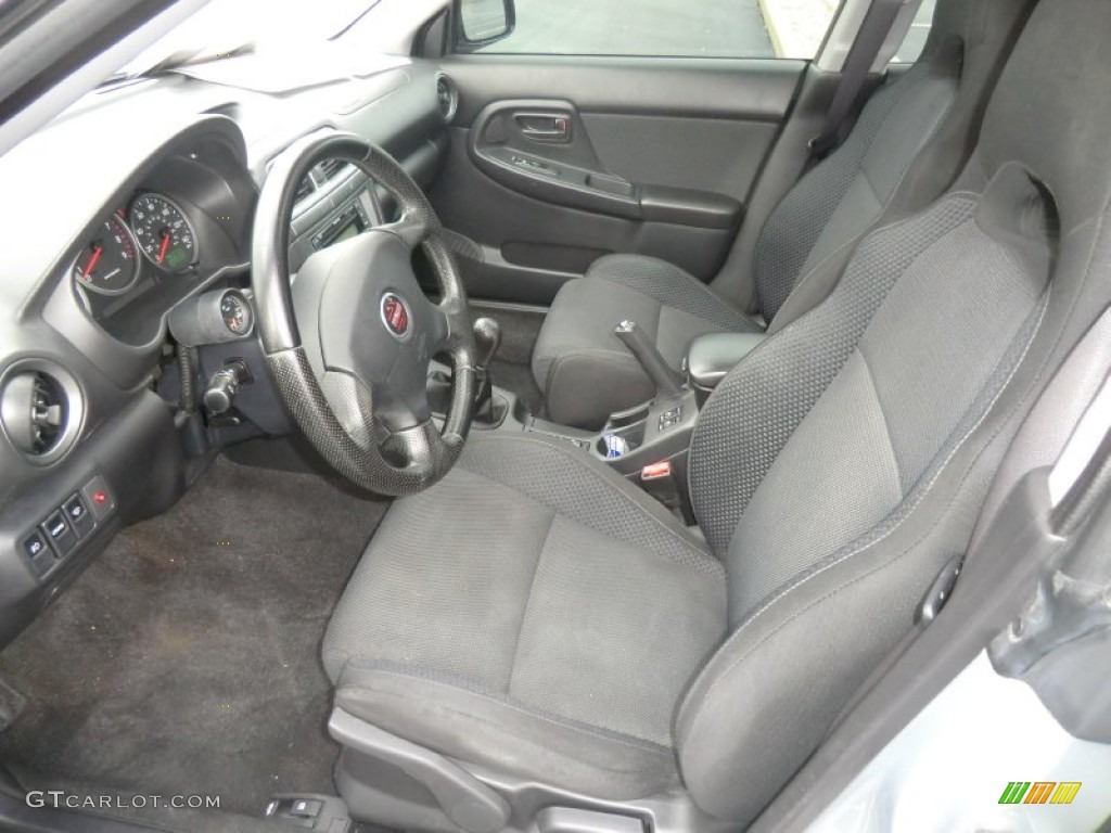 Dark Gray Interior 2004 Subaru Impreza WRX Sedan Photo #58944762