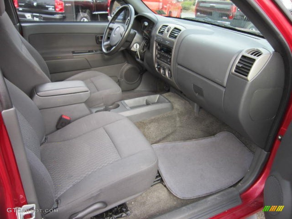 Dark Pewter Interior 2006 GMC Canyon SLE Crew Cab 4x4 Photo #58946691