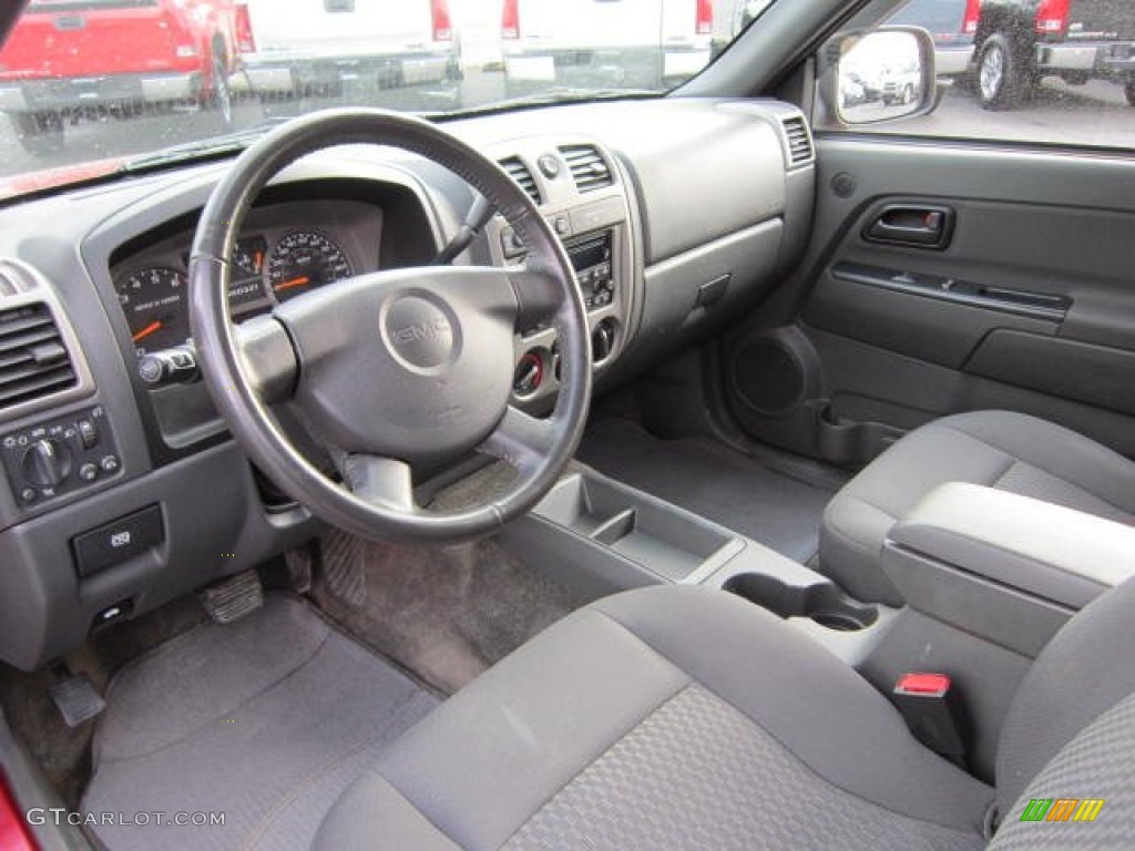 Dark Pewter Interior 2006 GMC Canyon SLE Crew Cab 4x4 Photo #58946751