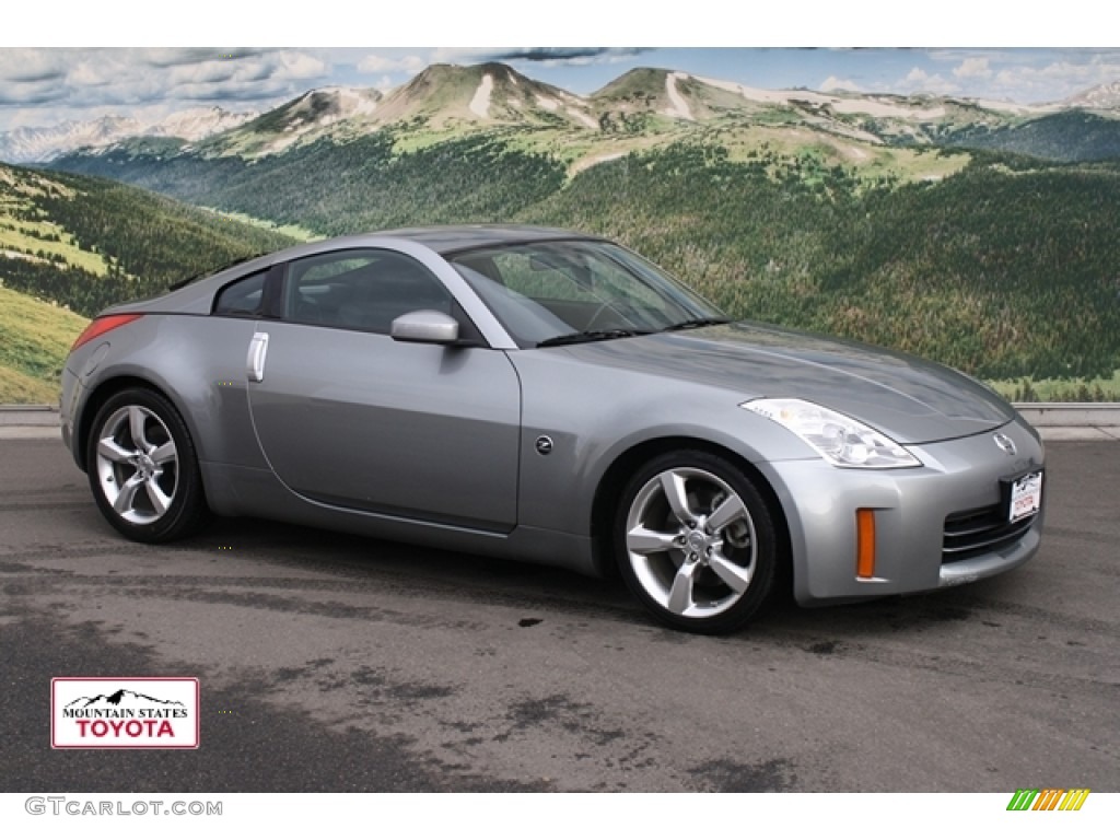 2006 350Z Coupe - Silverstone Metallic / Carbon Black photo #1