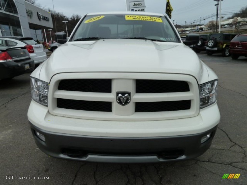 2009 Ram 1500 TRX4 Quad Cab 4x4 - Stone White / Dark Slate/Medium Graystone photo #8