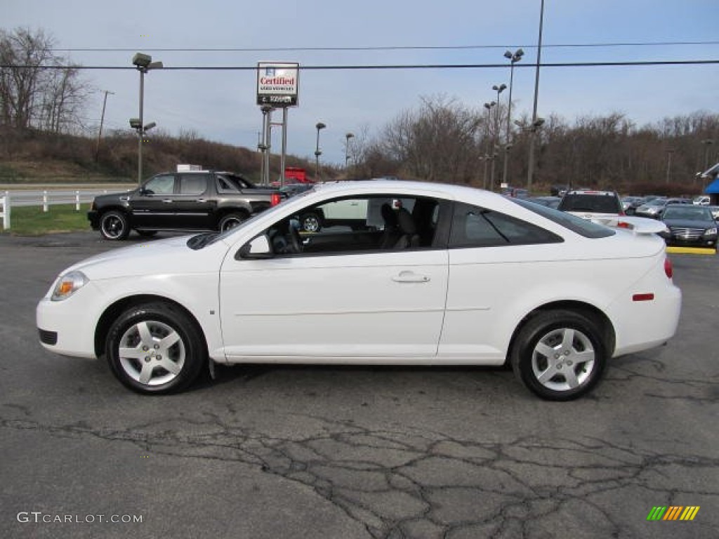 2007 Cobalt LT Coupe - Summit White / Gray photo #3