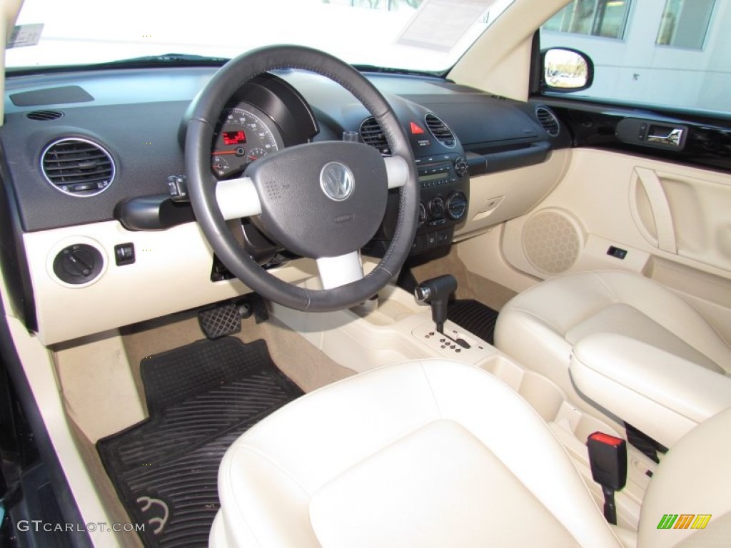 Cream Beige Interior 2008 Volkswagen New Beetle SE Convertible Photo #58948068