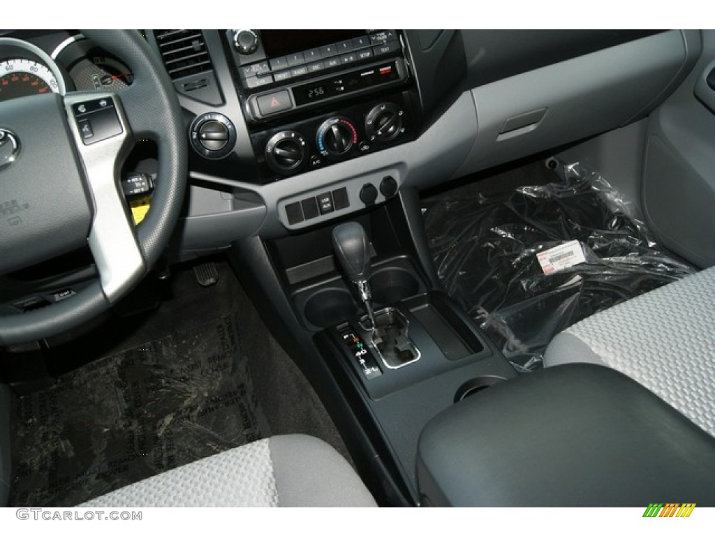 2012 Tacoma V6 Double Cab 4x4 - Magnetic Gray Mica / Graphite photo #13