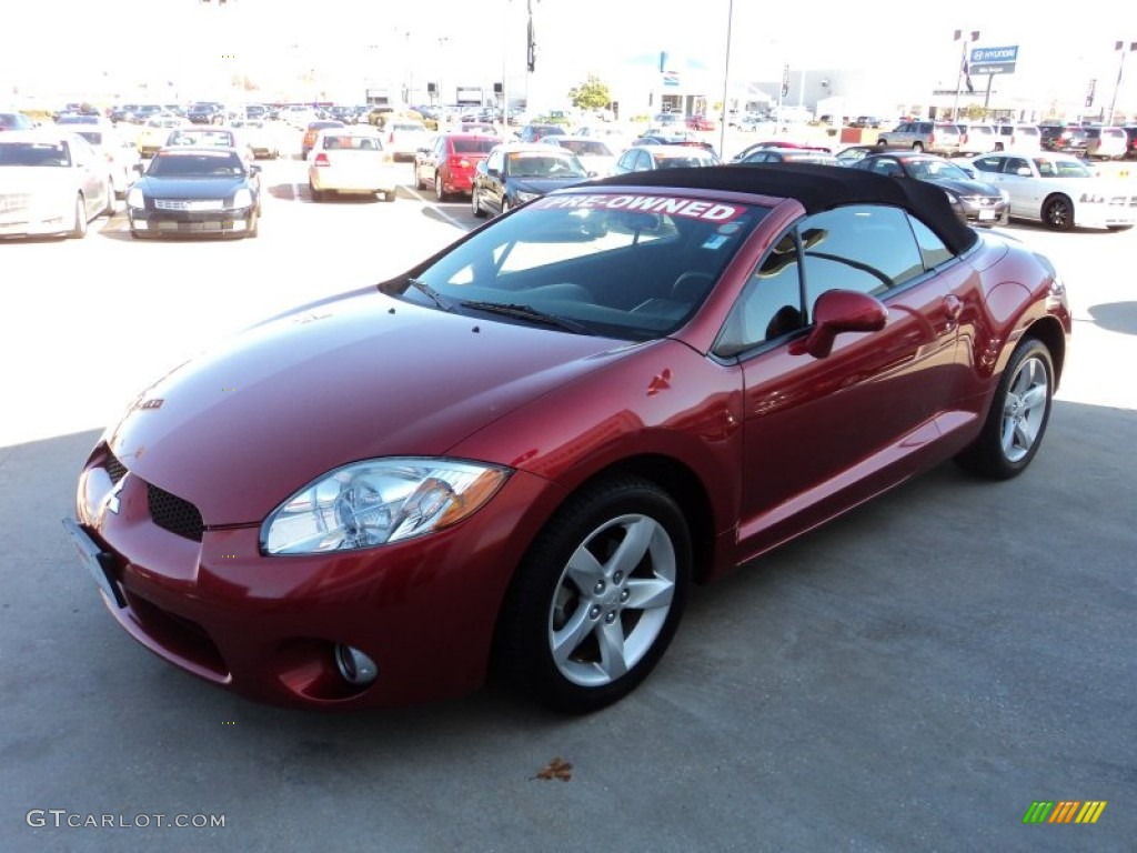 2008 Eclipse Spyder GS - Rave Red / Dark Charcoal photo #1