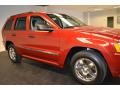 2006 Inferno Red Crystal Pearl Jeep Grand Cherokee Laredo  photo #7