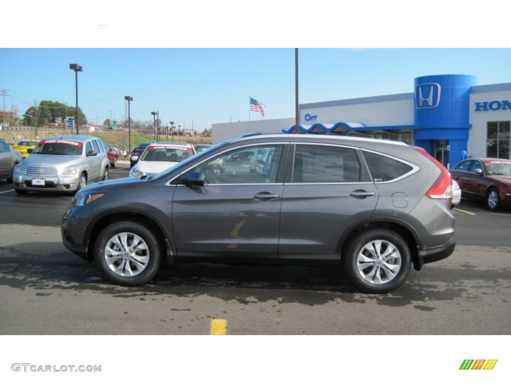 2012 CR-V EX-L - Polished Metal Metallic / Gray photo #2