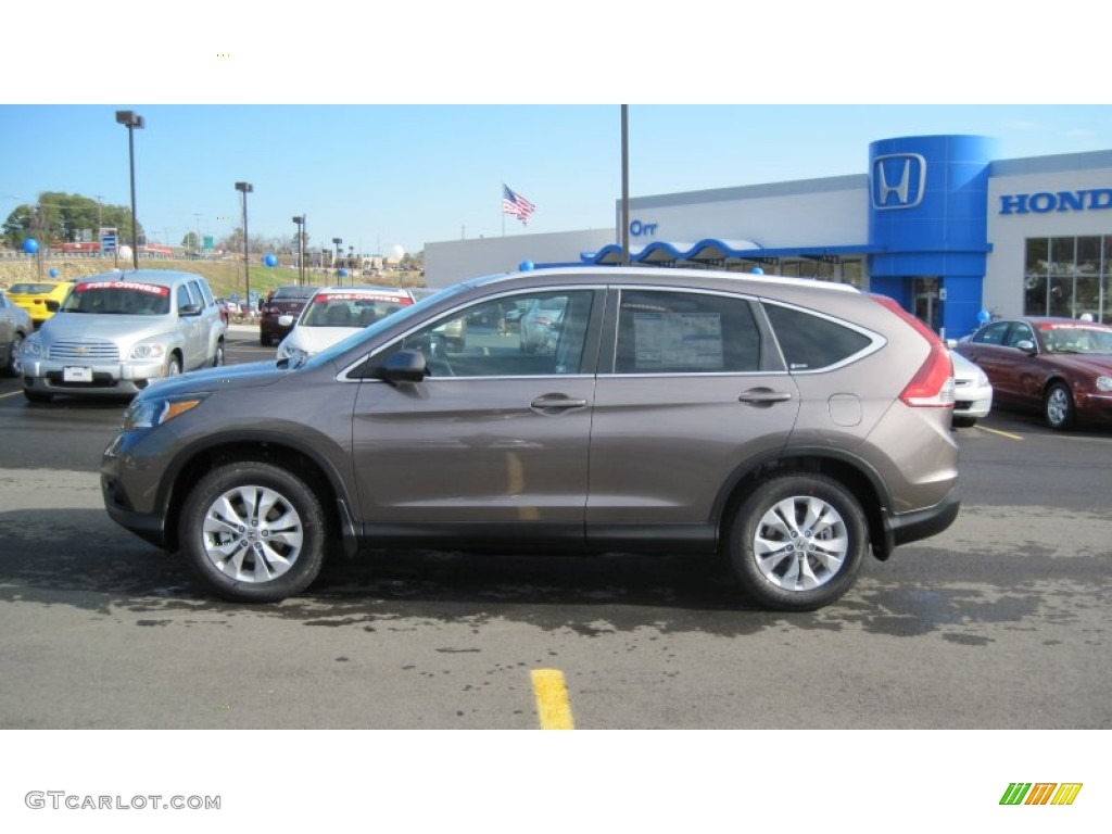 2012 CR-V EX-L - Urban Titanium Metallic / Beige photo #2
