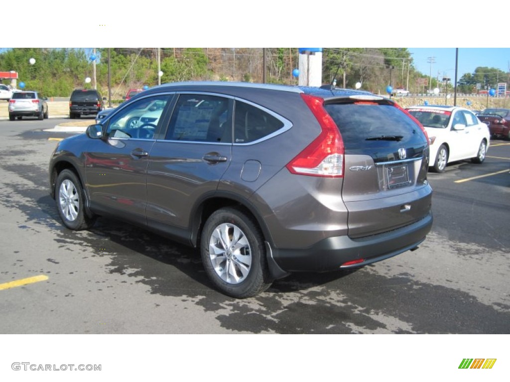 2012 CR-V EX-L - Urban Titanium Metallic / Beige photo #3