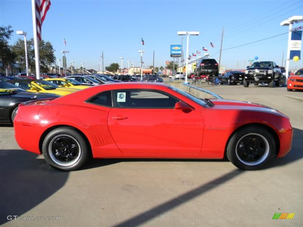 2012 Camaro LS Coupe - Victory Red / Black photo #4