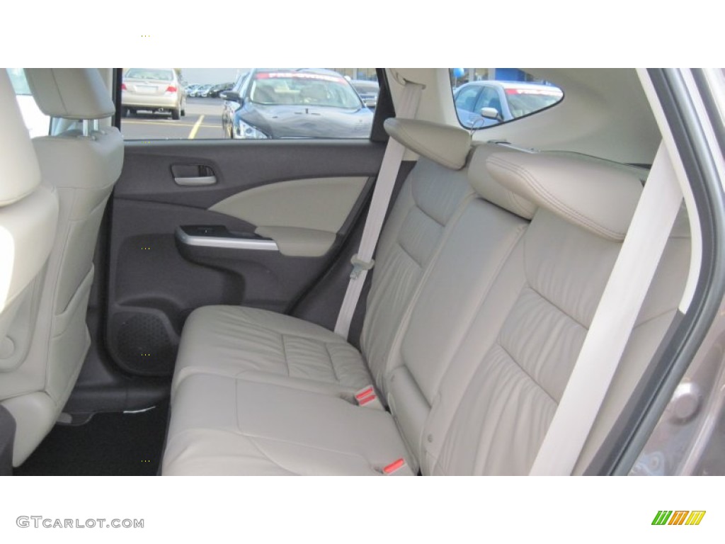 2012 CR-V EX-L - Urban Titanium Metallic / Beige photo #15