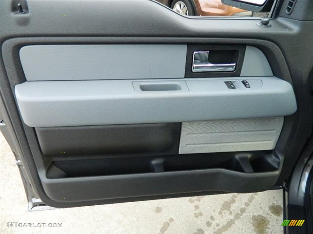 2012 Ford F150 XL Regular Cab Steel Gray Door Panel Photo #58952345