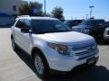 2012 White Platinum Tri-Coat Ford Explorer XLT  photo #3