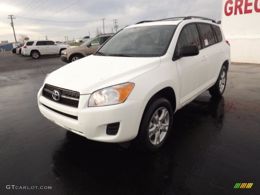 2011 RAV4 I4 - Super White / Ash photo #3