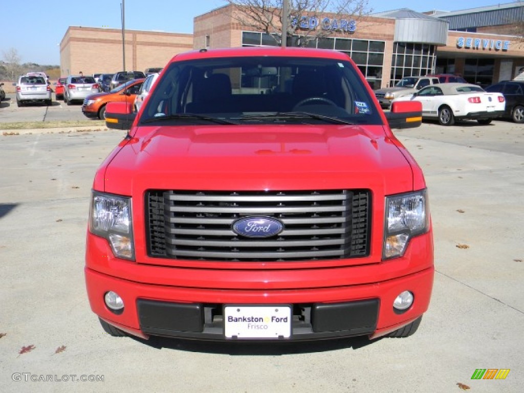 2010 F150 FX2 SuperCrew - Vermillion Red / Black photo #2