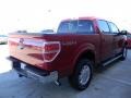 2012 Red Candy Metallic Ford F150 Lariat SuperCrew 4x4  photo #3