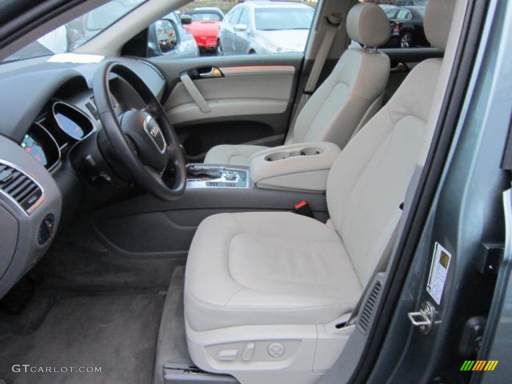 Limestone Grey Interior 2008 Audi Q7 3.6 quattro Photo #58954702