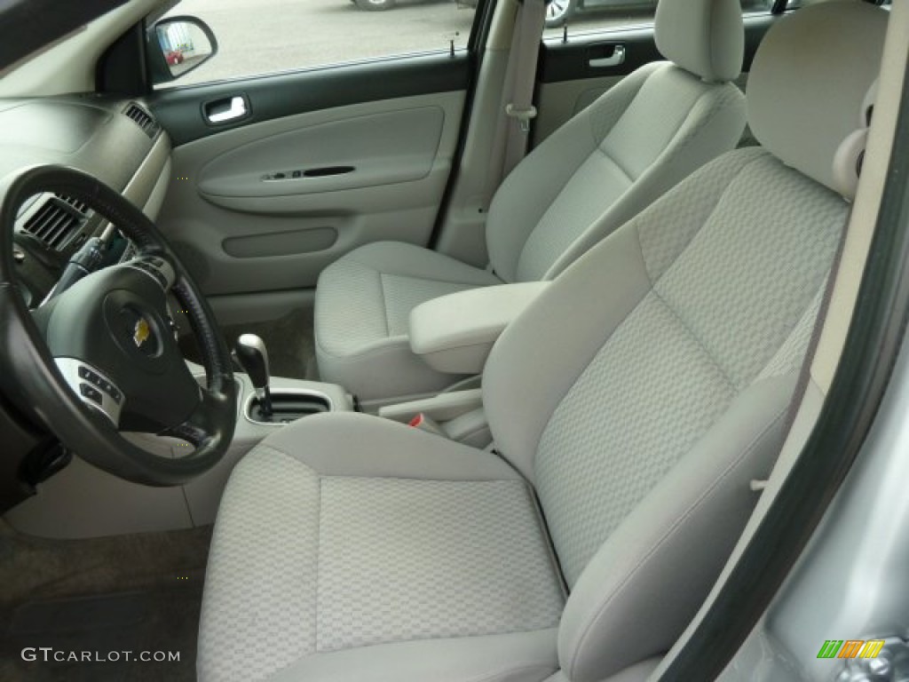 2007 Cobalt LT Sedan - Ultra Silver Metallic / Gray photo #10