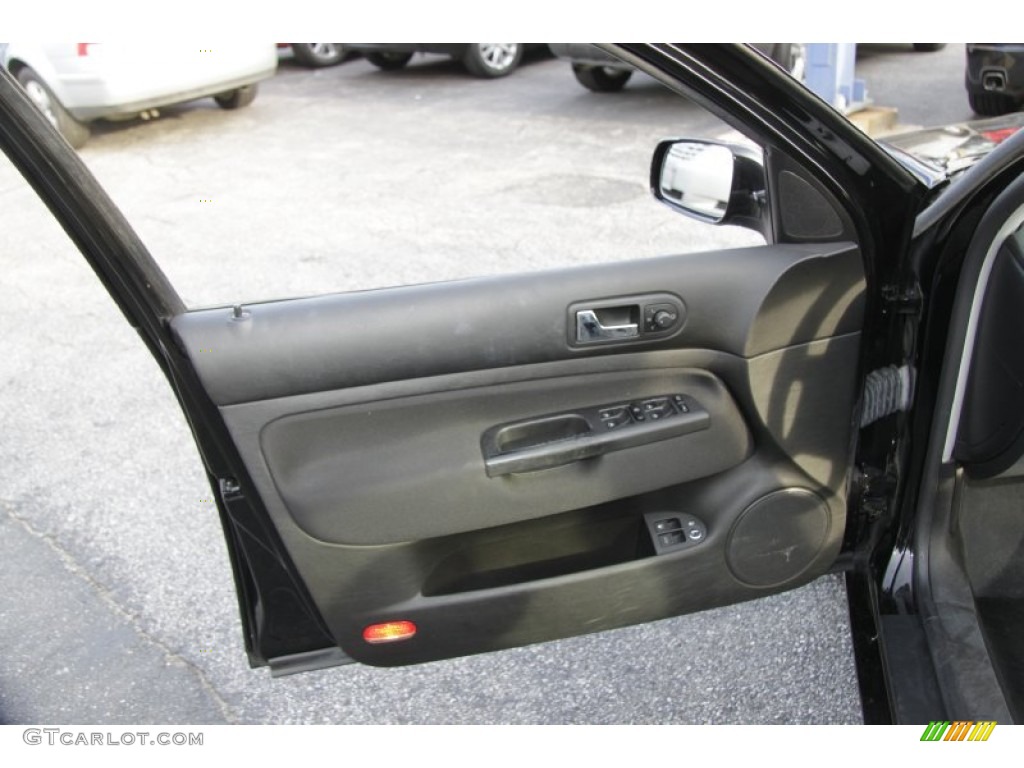 2003 Volkswagen Jetta GL 1.8T Sedan Black Door Panel Photo #58955487