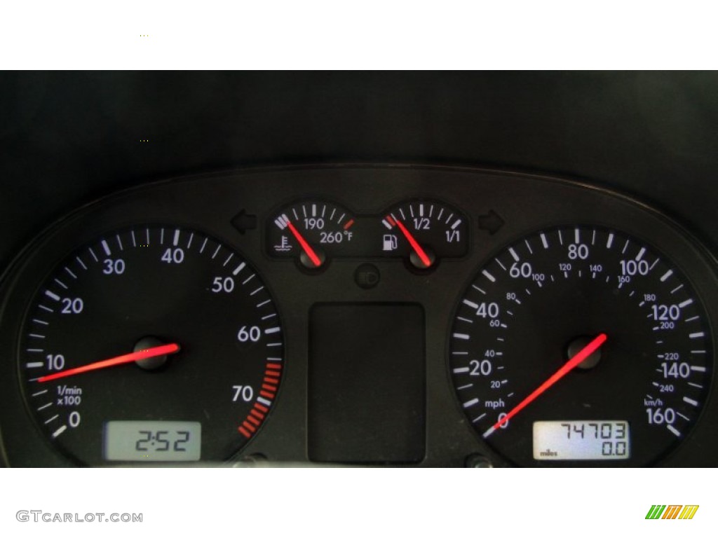 2003 Volkswagen Jetta GL 1.8T Sedan Gauges Photos