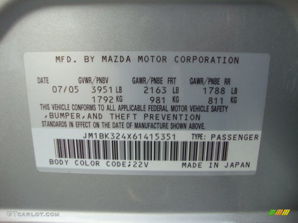 2006 MAZDA3 s Touring Sedan - Sunlight Silver Metallic / Black photo #28