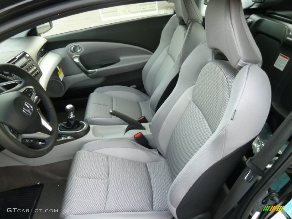 Gray Interior 2012 Honda CR-Z EX Sport Hybrid Photo #58956243