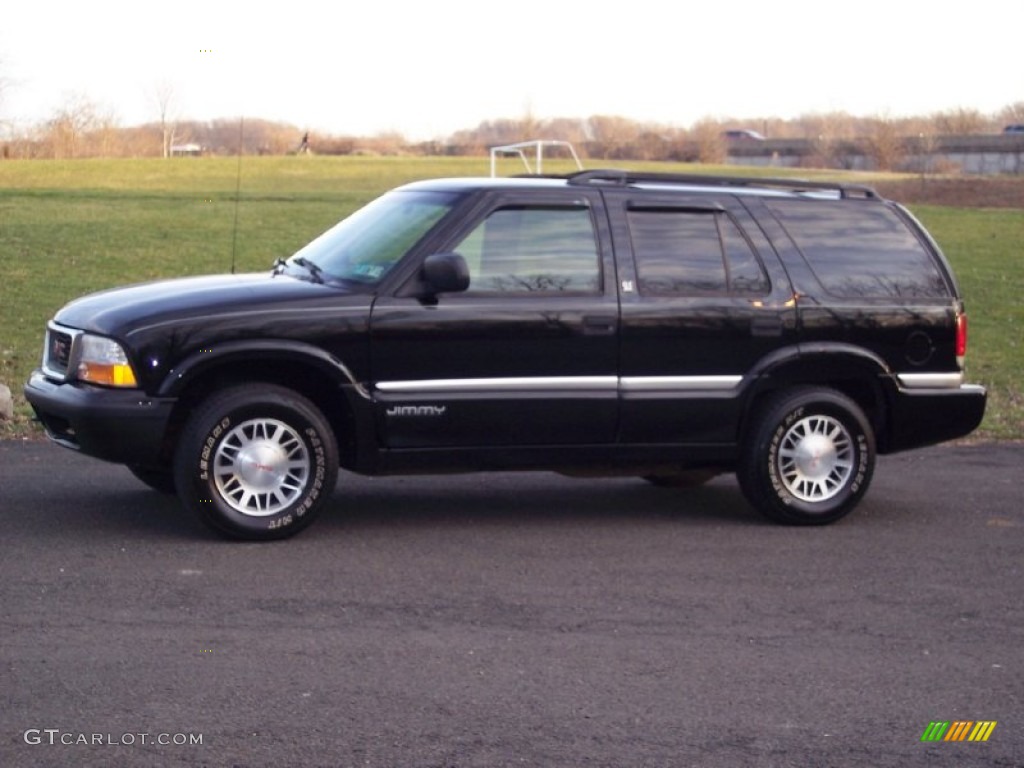 2000 Jimmy SLE 4x4 - Black Onyx / Graphite photo #3