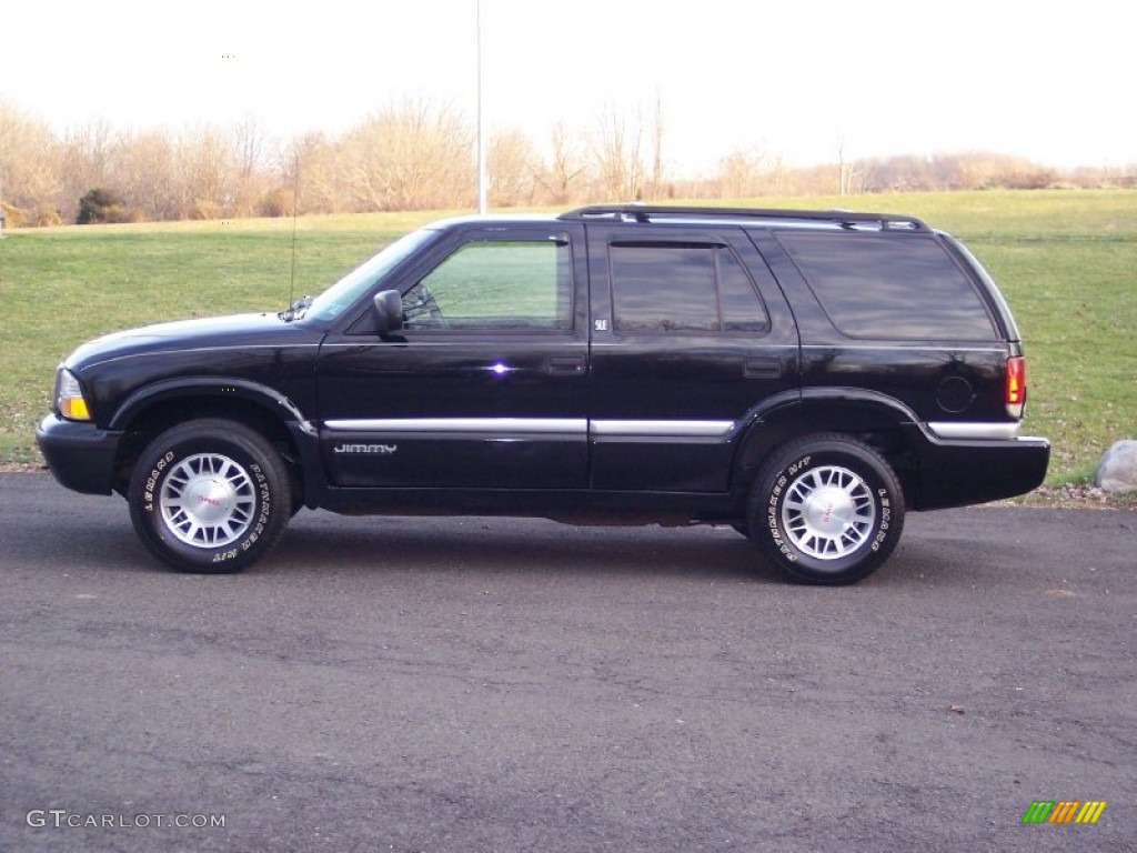 2000 Jimmy SLE 4x4 - Black Onyx / Graphite photo #4