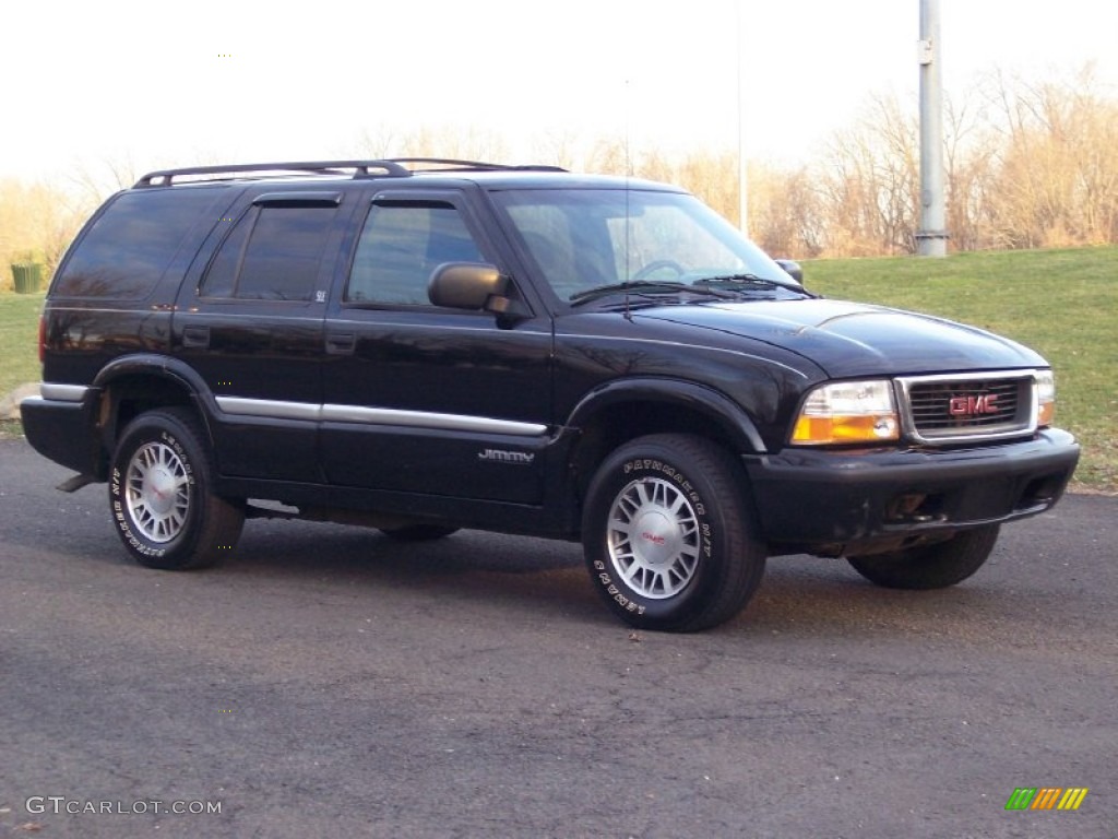 2000 Jimmy SLE 4x4 - Black Onyx / Graphite photo #13