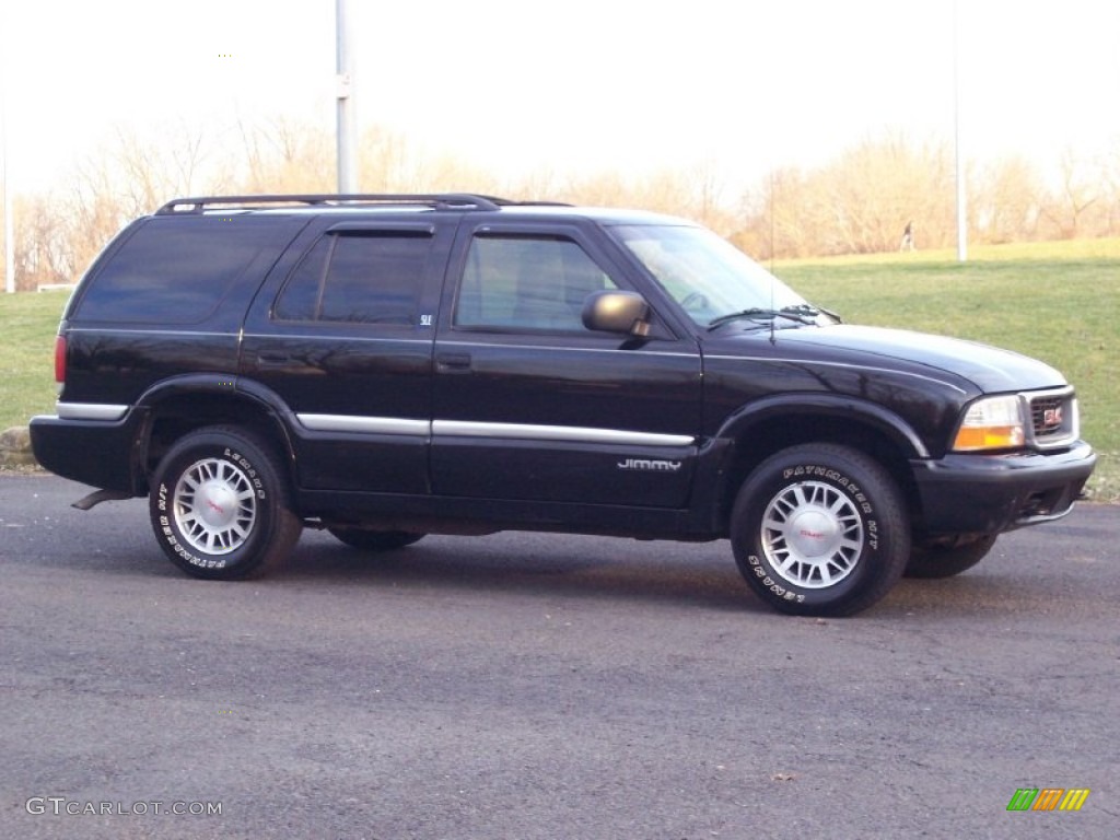 2000 Jimmy SLE 4x4 - Black Onyx / Graphite photo #14