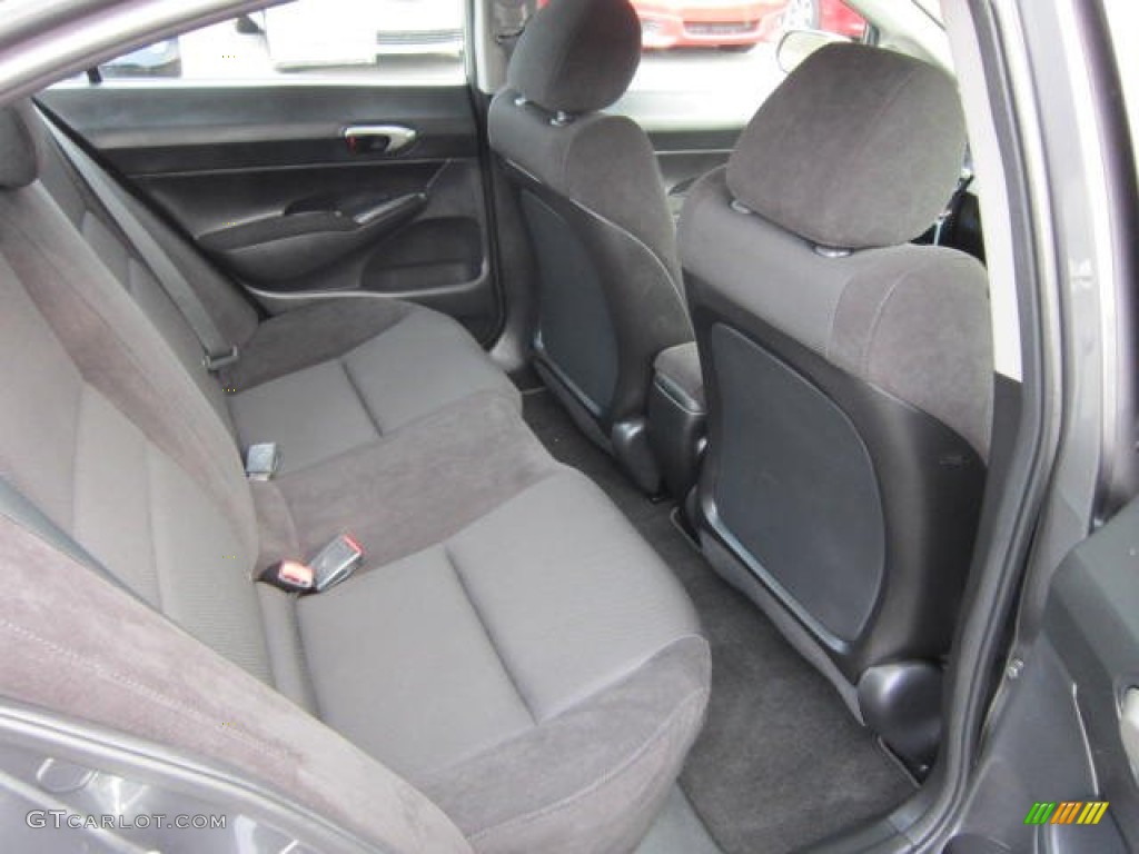 2011 Civic LX-S Sedan - Polished Metal Metallic / Black photo #9