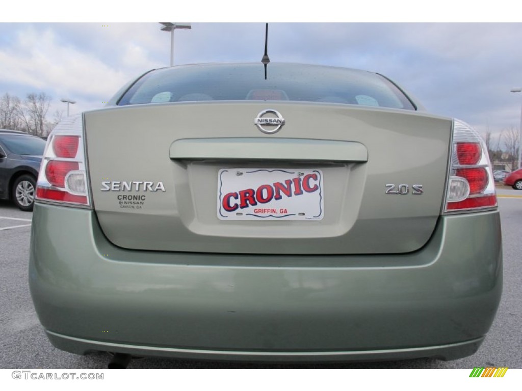 2007 Sentra 2.0 S - Metallic Jade / Charcoal/Steel photo #4