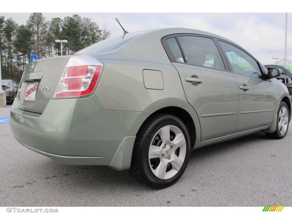2007 Sentra 2.0 S - Metallic Jade / Charcoal/Steel photo #5